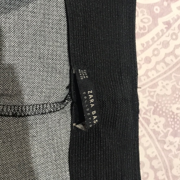 ZARA Basic Houndstooth Leggings - Picture 4 of 5